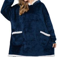 Ultra Zachte Fleece En Wol Hooded Deken Voor Comfort En Warmte Thuis
