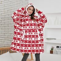 Ultra Zachte Fleece En Wol Hooded Deken Voor Comfort En Warmte Thuis