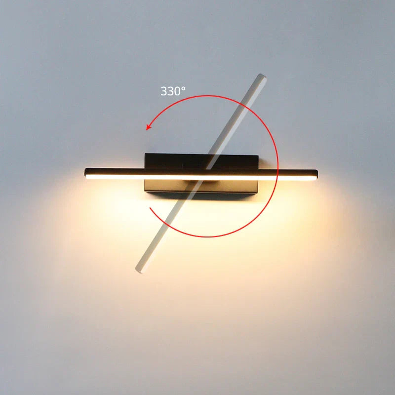 AuroLite LED Wandlamp Verstelbaar | Draaihoek van 330° | Modern Ontwerp voor Slaapkamer en Woonkamer | Aluminium