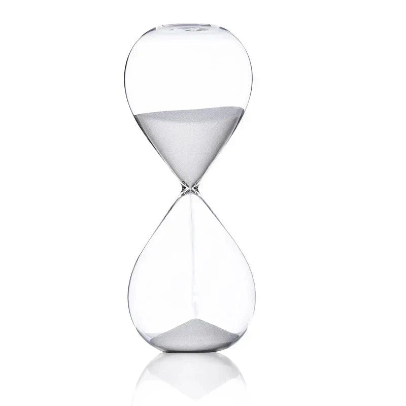 Glas Zandloper Timer | Stijlvolle Decoratie met 5/10/30/60 Minuten Tijdsaanduiding