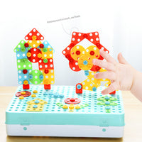 Creatieve bouwdoos met speelgoedboormachine - BuildyDrill