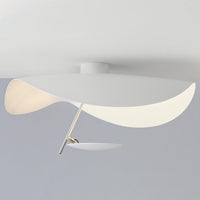 Jexie Plafondlamp Blad Modern Zwart/Goud Woonkamer Slaapkamer
