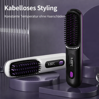 Haarstylers | Keramische Ionen Haarstyler | Oplaadbaar via USB met LCD-bediening | Glissara