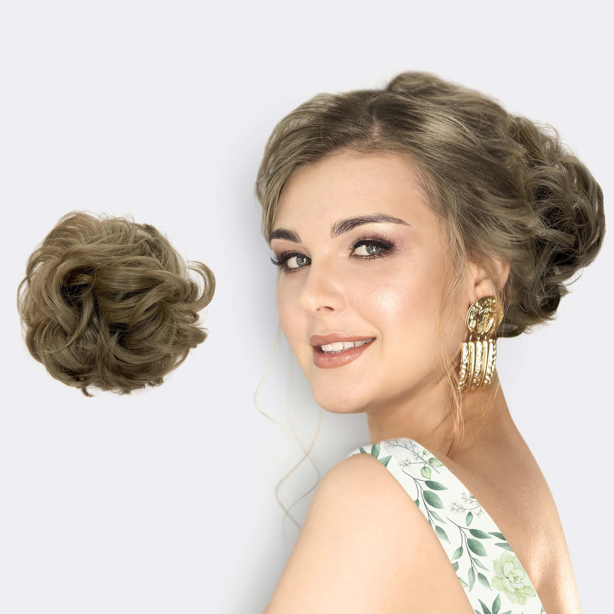 Haar Scrunchie met Dutt-Effect – Volumineuze Look & Natuurlijk Finish