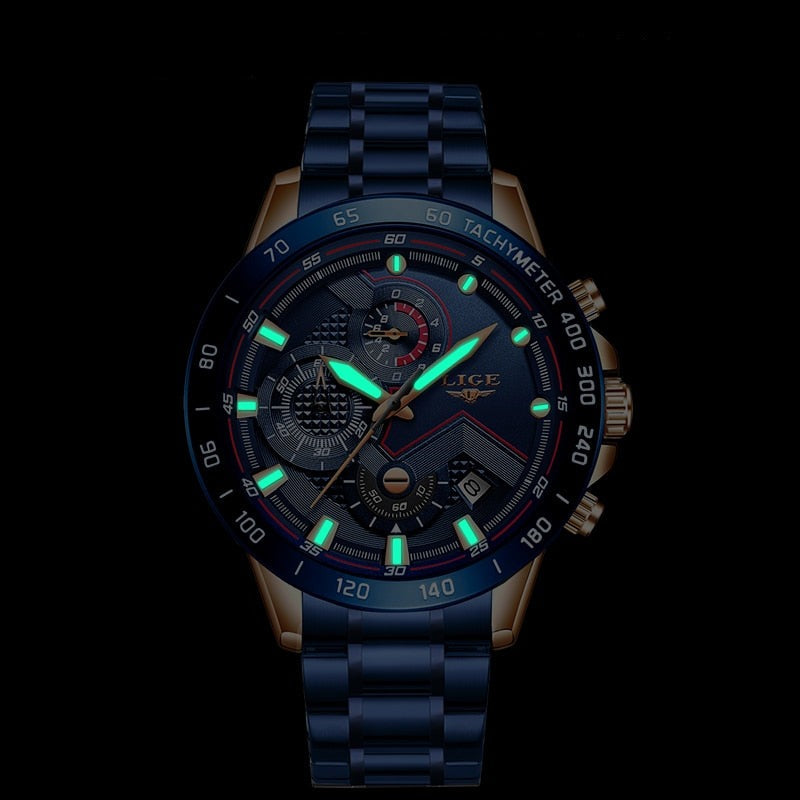 Tijdloze Stalen Kwarts Horloge