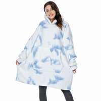Ultra Zachte Fleece En Wol Hooded Deken Voor Comfort En Warmte Thuis