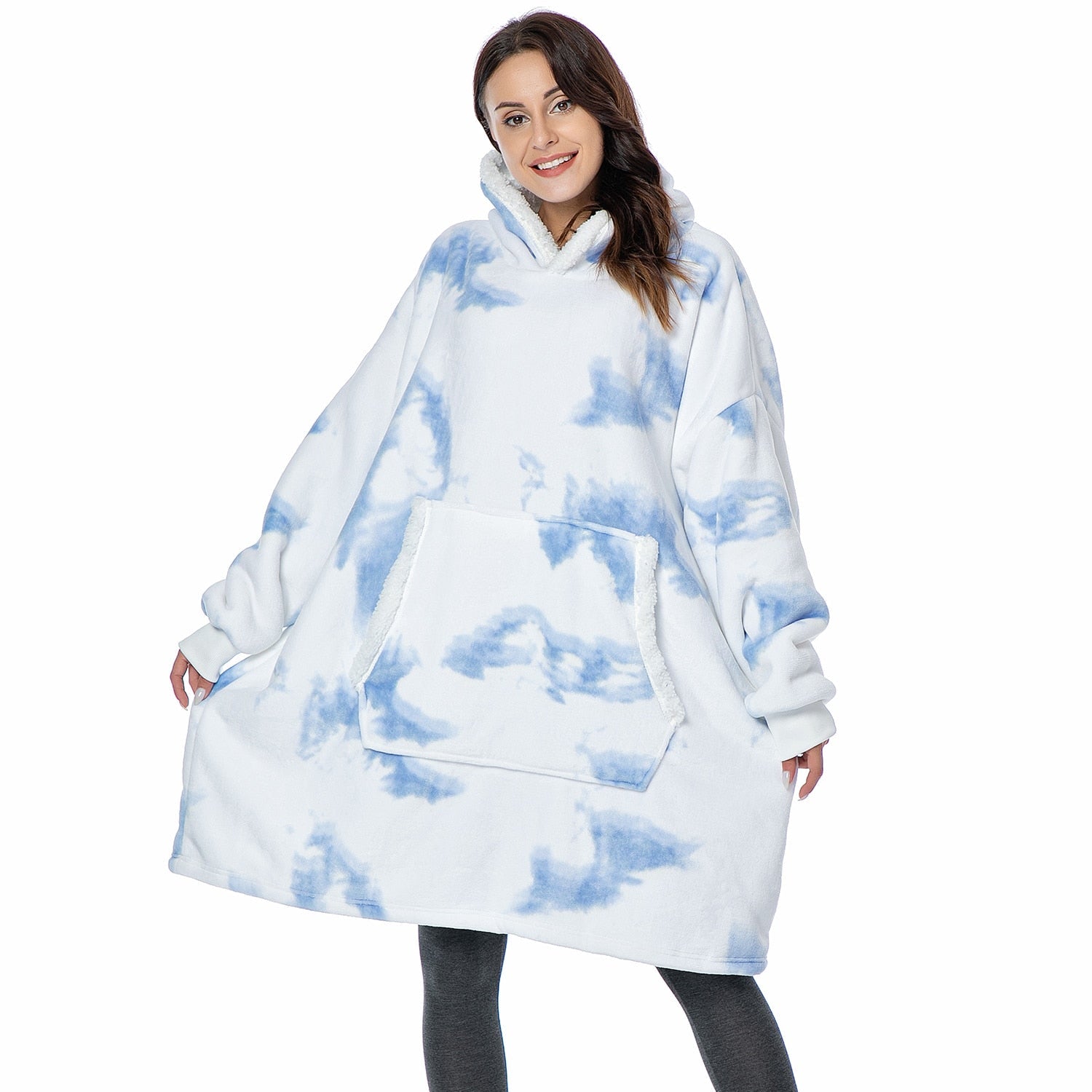 Ultra Zachte Fleece En Wol Hooded Deken Voor Comfort En Warmte Thuis