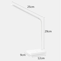 LED Tafellamp | Oogvriendelijk & Dimbaar | Touchbediening | USB Oplaadfunctie & Telefoonhouder