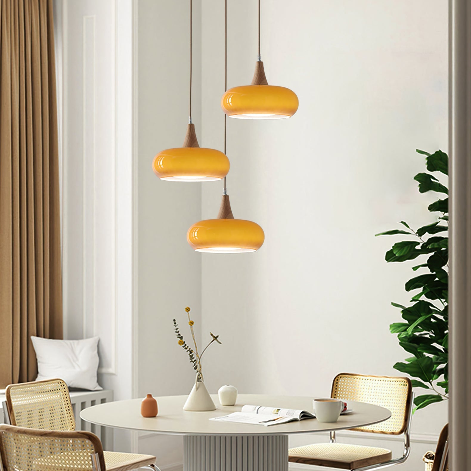 Charlotte Hangsysteem Hout 1/2/3 Lampen