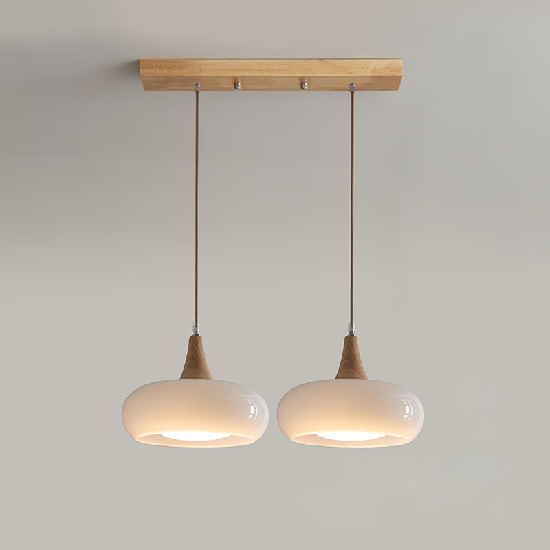 Amber Houten Accent Hanglamp
