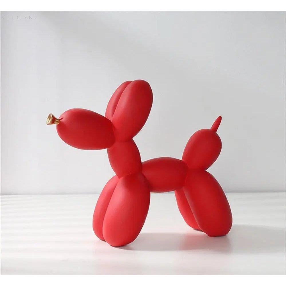 Artistiek hondenbeeld van ballonnen