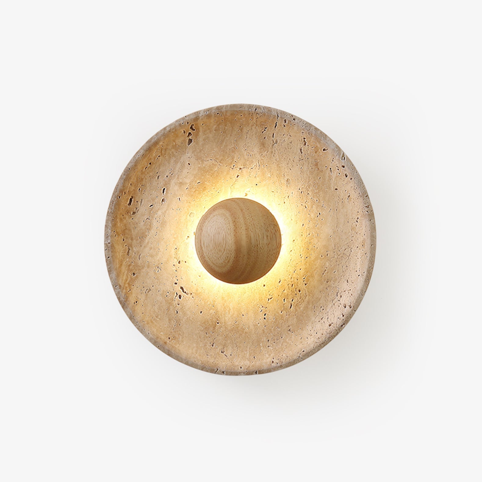 Aveny Wandlamp Sun in Travertin