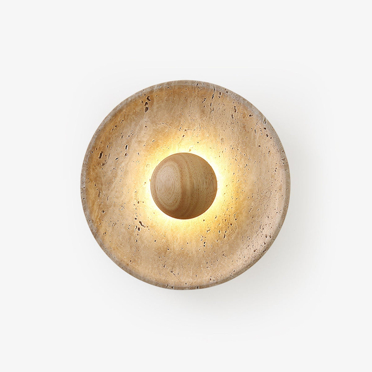 Aveny Sun Travertine Wandlamp