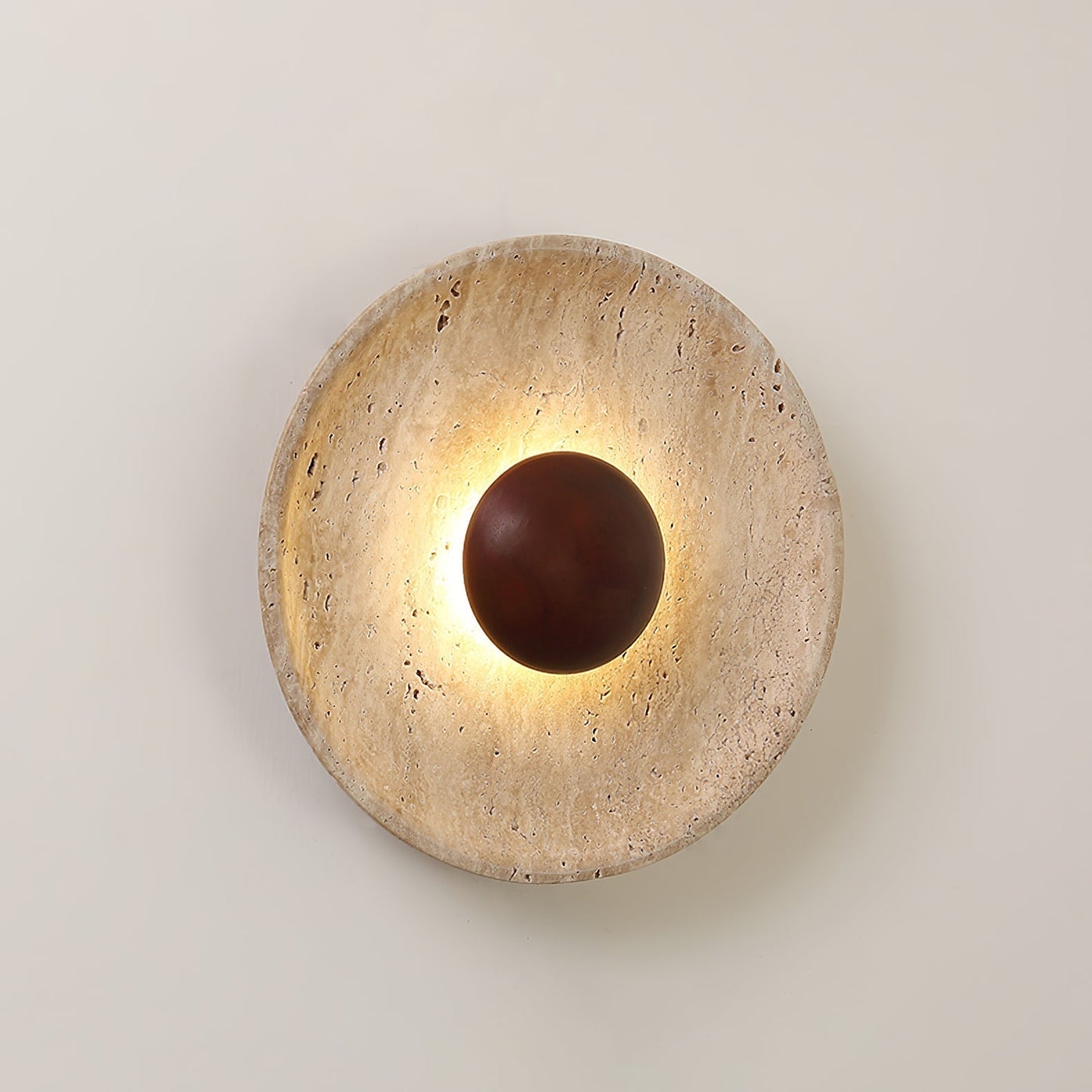Aveny Wandlamp Sun in Travertin