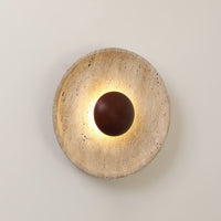 Aveny Sun Travertine Wandlamp