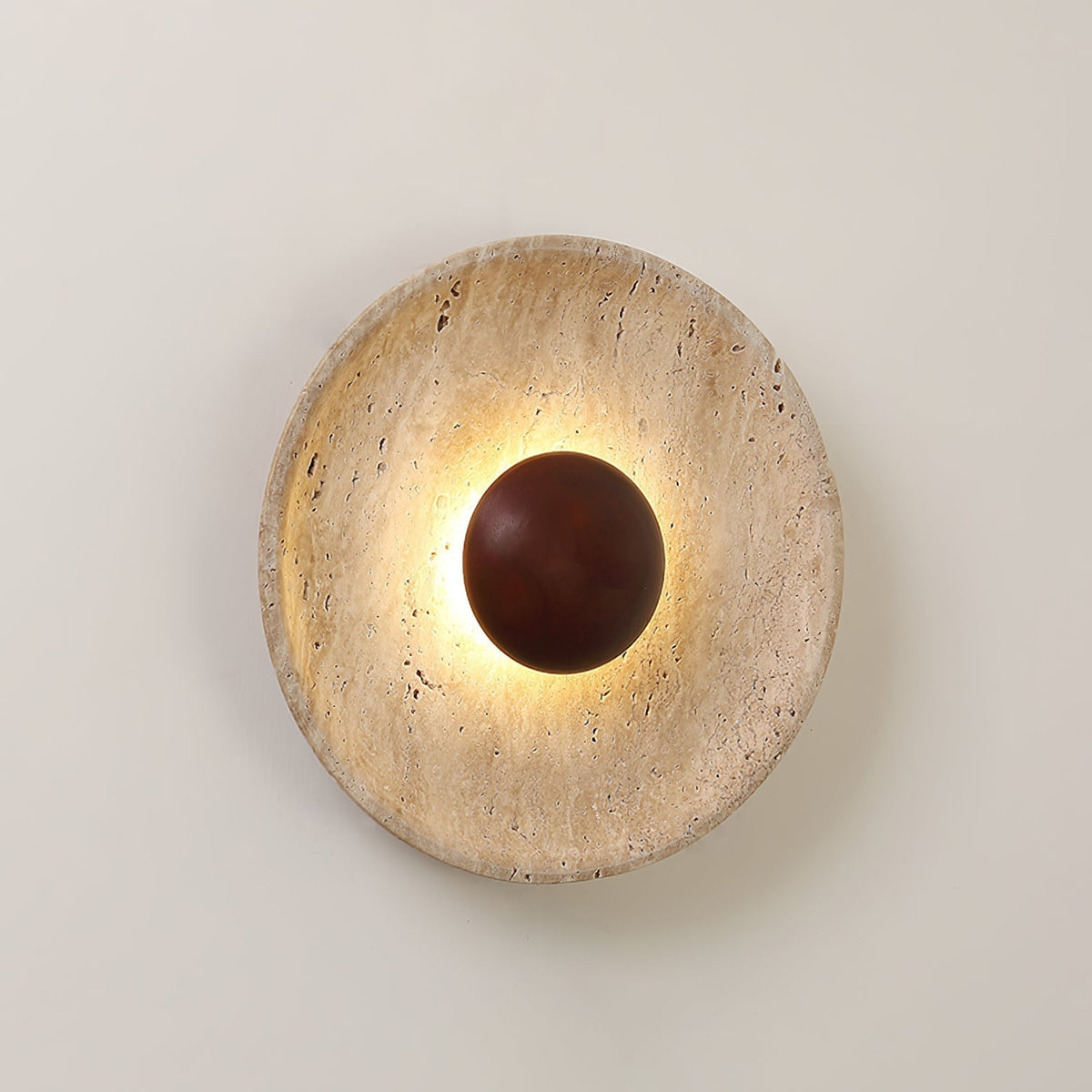 Aveny Sun Travertine Wandlamp