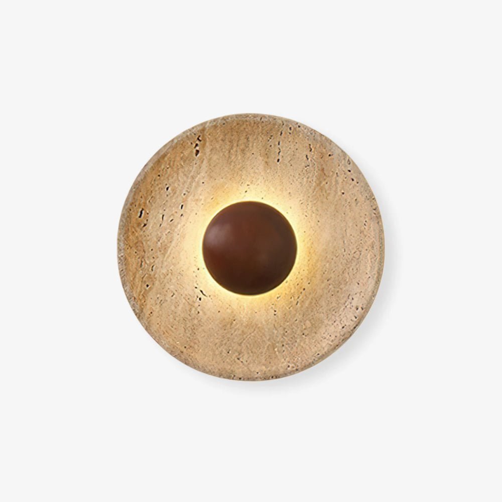 Aveny Sun Travertine Wandlamp