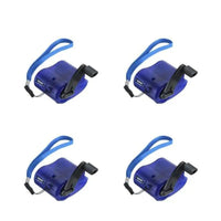 Draagbare noodoplaadapparaat met handcrank, USB-aansluiting en LED-display