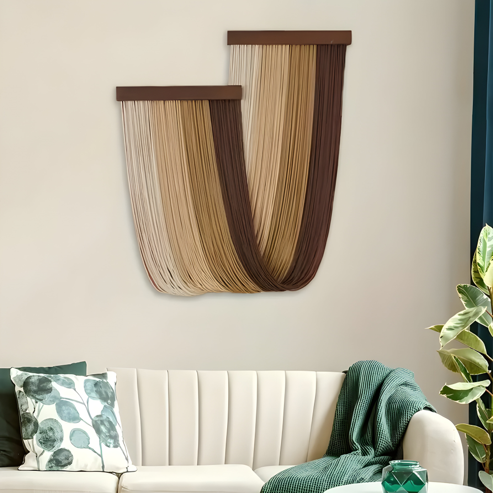 Avelor – Handgemaakte Bohemian Macramé Wandhanger Met