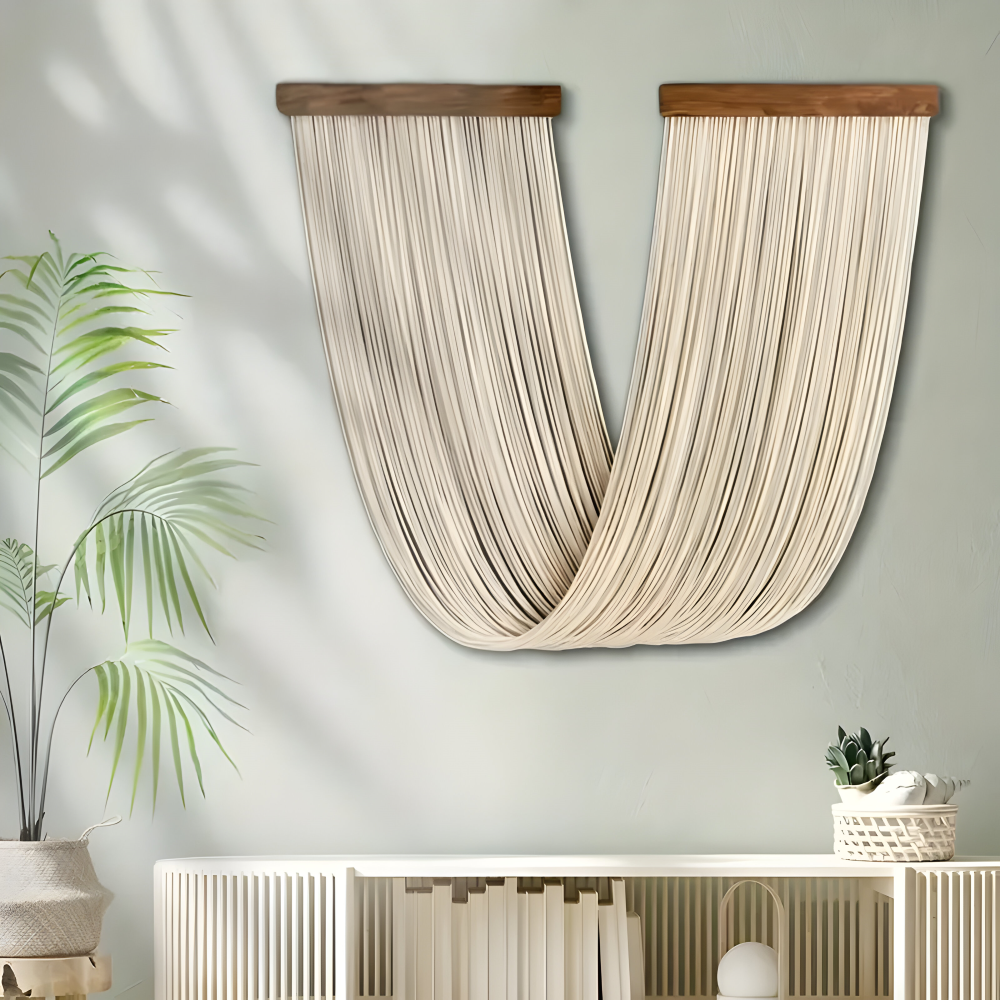 Avelor – Handgemaakte Bohemian Macramé Wandhanger Met
