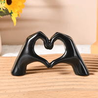 LoveSculpt Hout – Handgemaakte Decoratiefiguur van Hout voor een Liefdevol Thuis