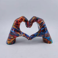 LoveSculpt Hout – Handgemaakte Decoratiefiguur van Hout voor een Liefdevol Thuis