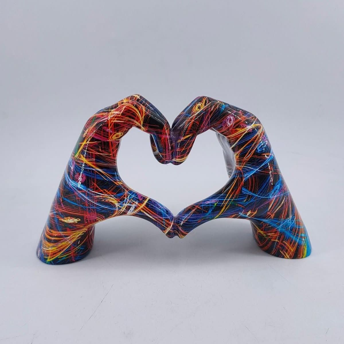 LoveSculpt Hout – Handgemaakte Decoratiefiguur van Hout voor een Liefdevol Thuis