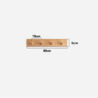 Minimalistische Houten Kapstok met Zen Ontwerp en Handgemaakte Natuurlijke Uiterlijk