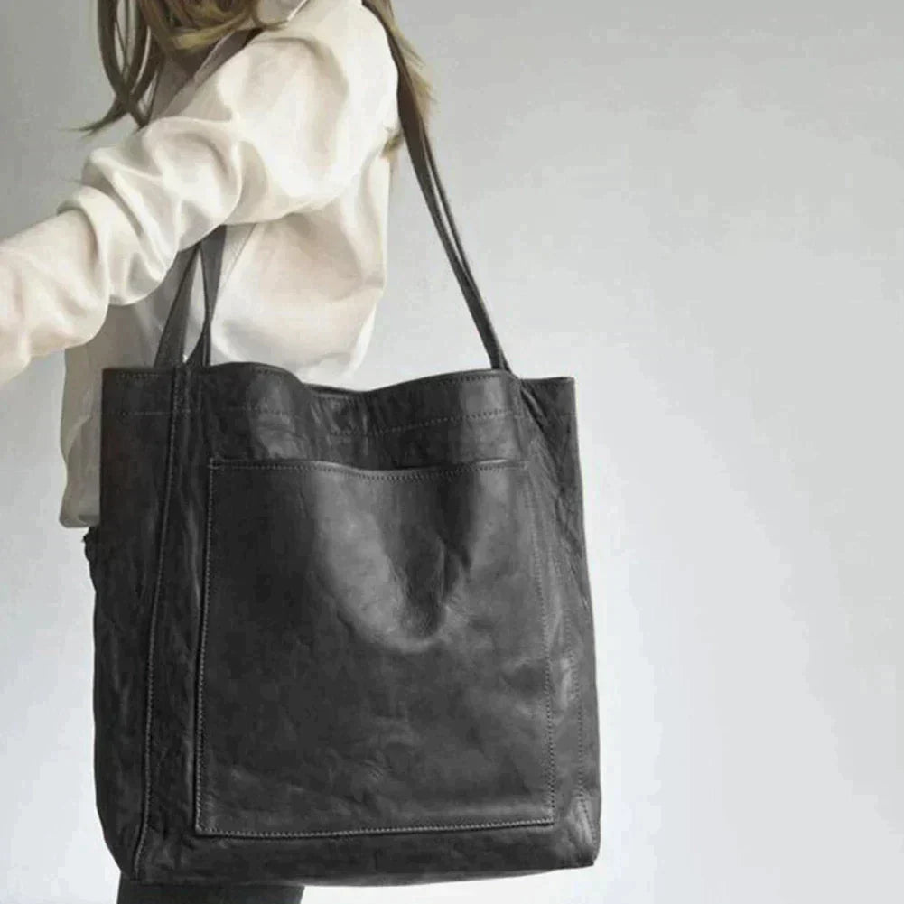 Handtas | Ruime Schoudertas | Hoogwaardige Leerlook Afwerking | Dua