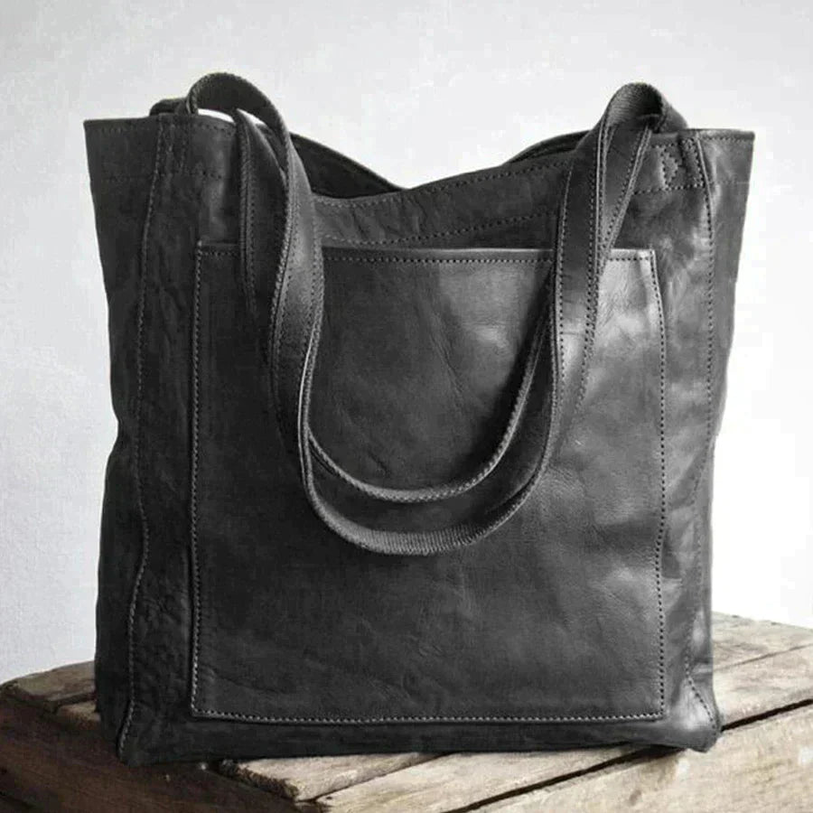 Handtas | Ruime Schoudertas | Hoogwaardige Leerlook Afwerking | Dua