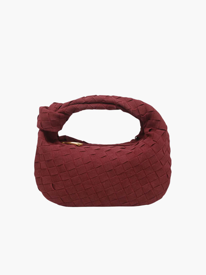 Handtas | Knoopontwerp | Vegan Suède-look | Knotéa