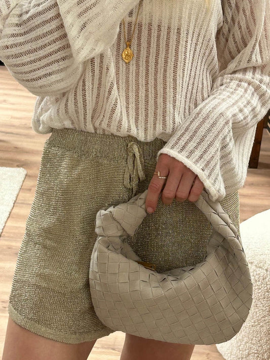 Handtas | Knoopontwerp | Vegan Suède-look | Knotéa