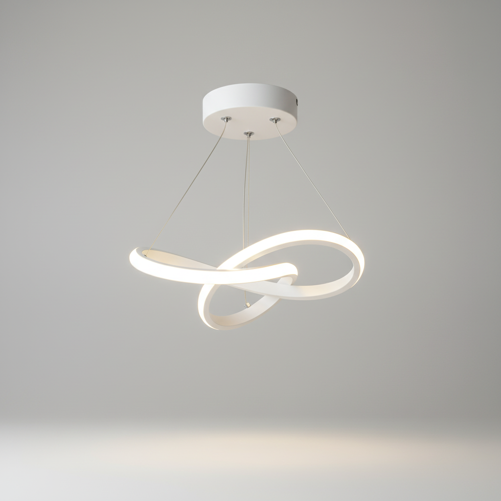 Hangende golfvormige lamp - HaloWeave