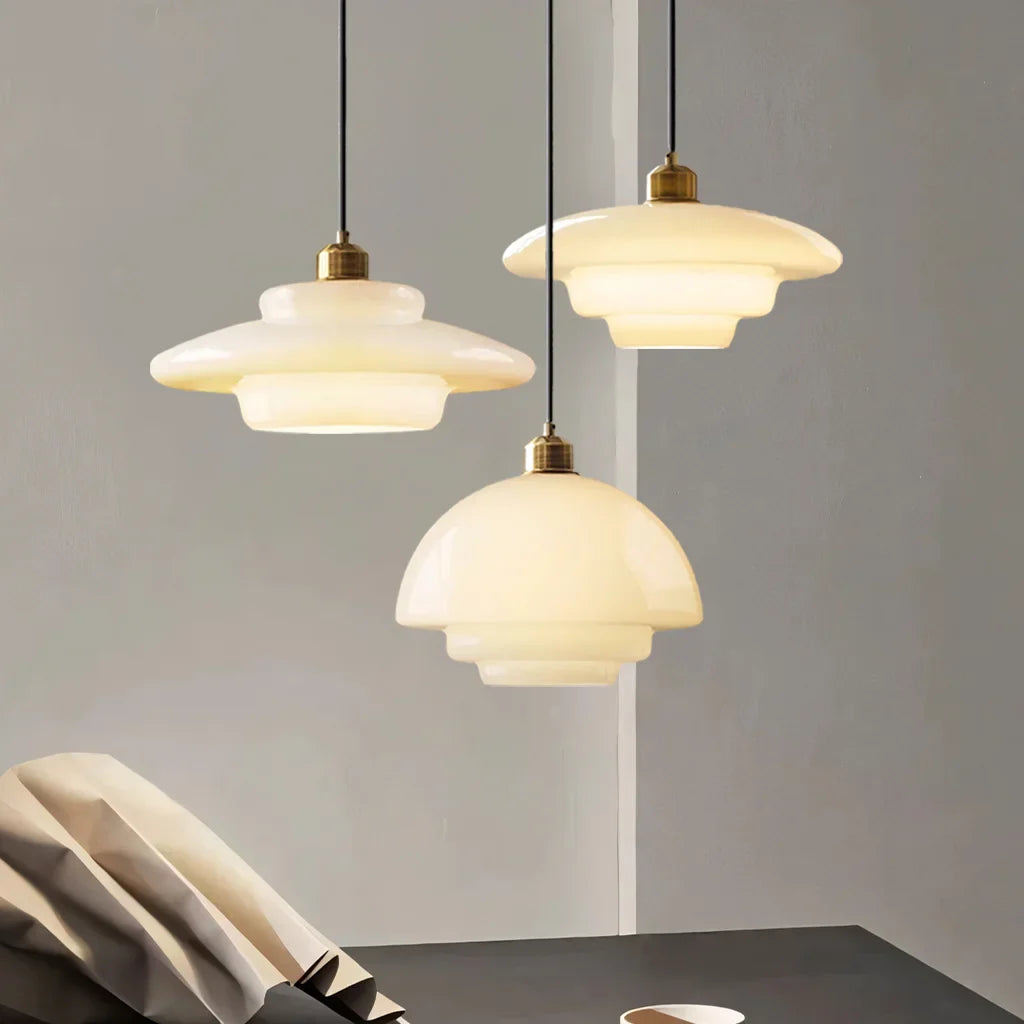 Hanna Art Deco Glas Hanglamp
