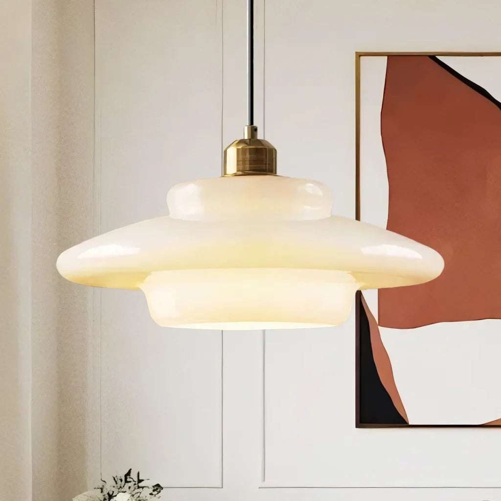 Hanna Art Deco Glas Hanglamp