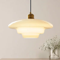 Hanna Art Deco Glas Hanglamp