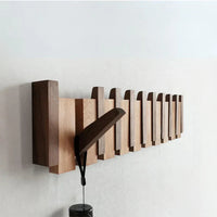 HarmoniaWood | Elegante Artistieke Houten Piano Kapstok