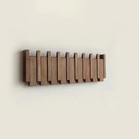 HarmoniaWood | Elegante Artistieke Houten Piano Kapstok