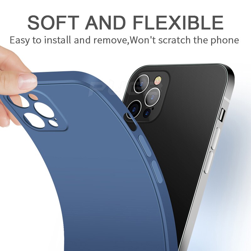 Eindhoven Liquid Silicone Case | Zachte beschermende case voor iPhone 11, 12 en 13