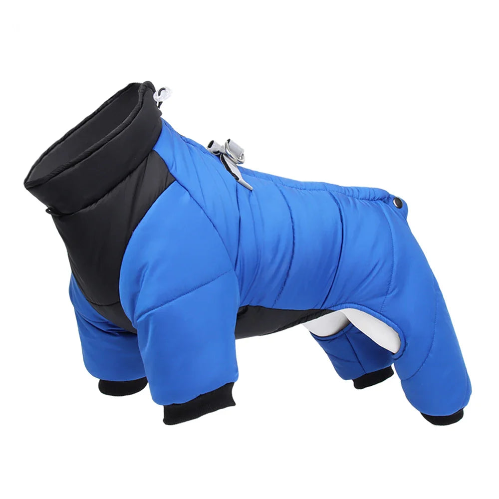 FurLuxe Waterdichte Winterjas met Harnas | Reflecterende en warme hondenjas voor kleine en middelgrote honden