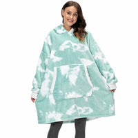 Ultra Zachte Fleece En Wol Hooded Deken Voor Comfort En Warmte Thuis