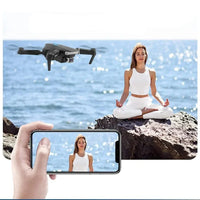 Skanto- E88 Pro Drone 4k HD Dubbele Camera RC VR 3D Lange Batterijduur Vliegroute FPV Mini Drone