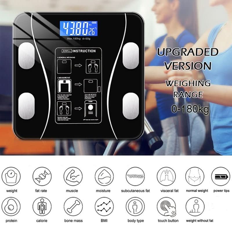 Fitscale – Intelligente lichaamsanalyseweegschaal met app-verbinding