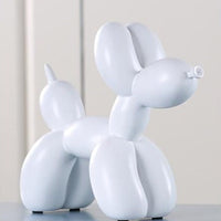 Artisano Luxe Ballon Hond Sculptuur | Exquisite handgemaakte hars kunstwerk dat een speelse touch toevoegt aan elke luxe decor