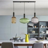 Nordic Kleurrijke Glazen Retro Hanglamp