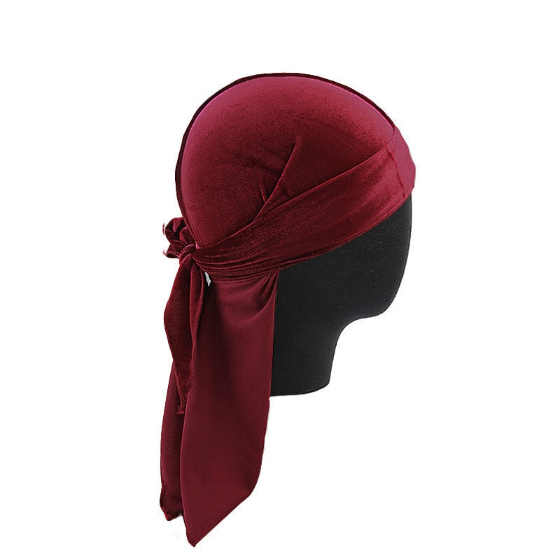Ademende fluwelen Durag