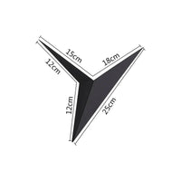 NoctiLux geometrische LED wandlamp  | Eigentijdse bedverlichting voor moderne huizen
