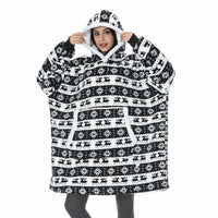 Ultra Zachte Fleece En Wol Hooded Deken Voor Comfort En Warmte Thuis