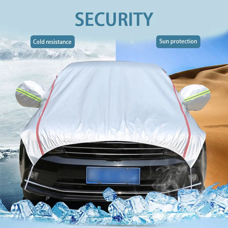 AutoVioro Waterdichte Autohoes | UV- & Hittebescherming | Windvast & Diefstalbestendig | Nano-Oxford-Stof