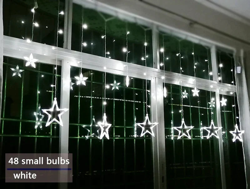 LumiStar – LED Sterrenlichtslinger Gordijnverlichting Kerstmis